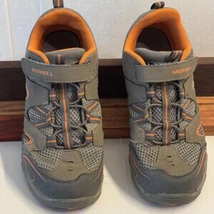 Merrell Trail Chaser Brown Orange MY57109 Youth Hiking Shoes‎ size 6.5M